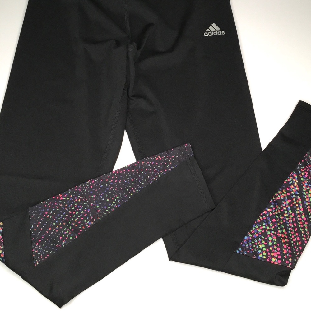 💎Adidas Climalite Multicolor 7/8 Yoga Pants